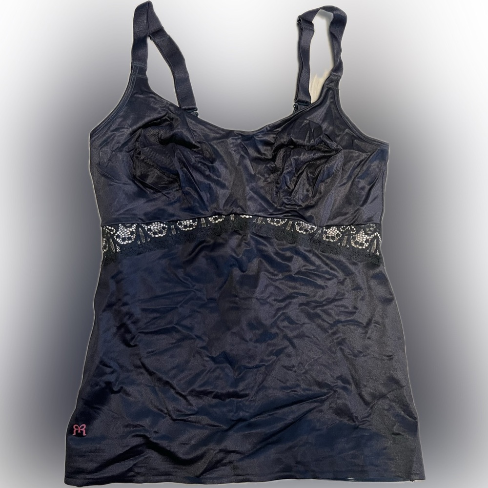 NEW never worn Ruby Ribbon Lace Cami 3024 Black Woman's Cami Size 38